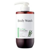 and by mixsoon Tea Tree AHA Body Wash