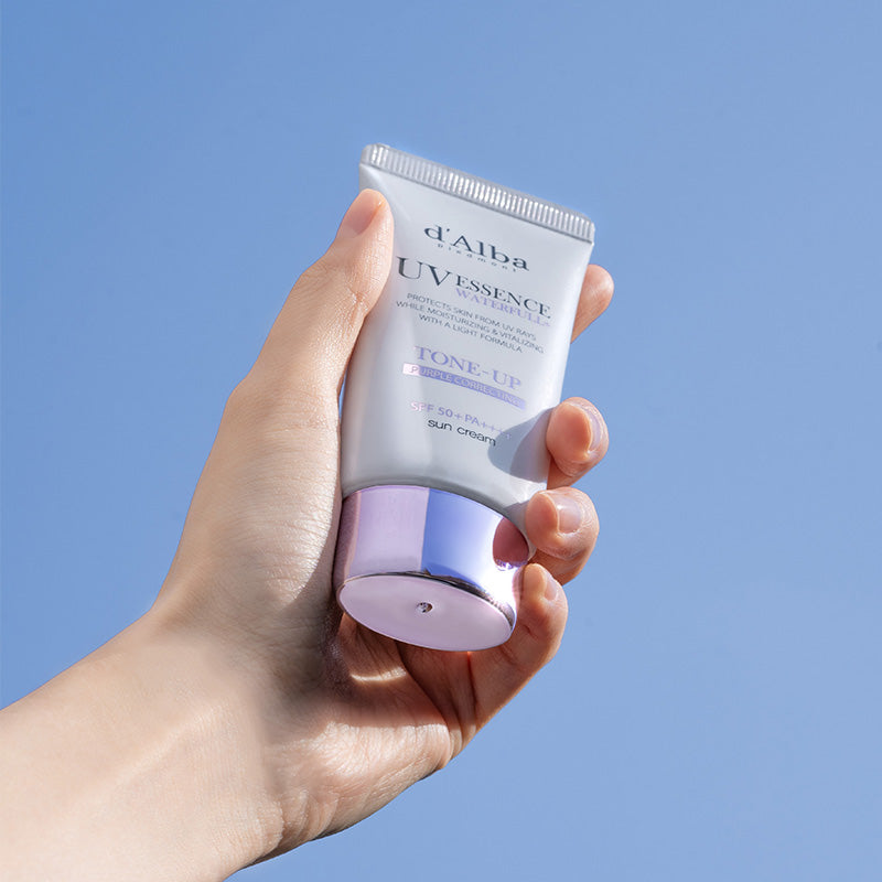 Waterfall Tone-Up Sun Cream (Purple)