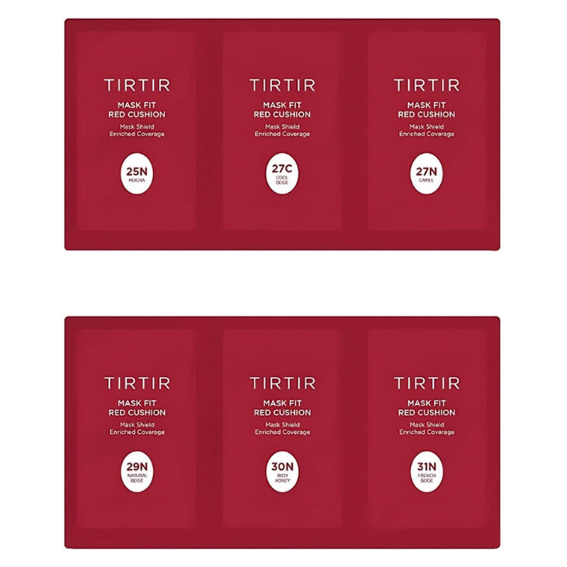 Mask Fit Red Cushion 6 Shade Trial Kit